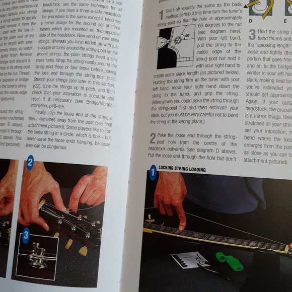 The Player's Guide To Guitar Maintenance Vintage 1998 Hardcover Book Retro 90s - Picture 13 of 16